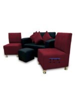 sala modular lino muebles vino con negro